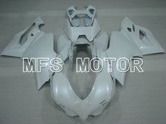 Carénage ABS injecté Ducati 1199 2011-2014 - Style usine - Blanc - MFS4091