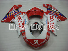 Ducati 848 / 1098 / 1198 2007-2011 Injection ABS Fairing - Xerox - Red White - MFS4092