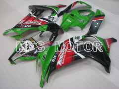 Kawasaki NINJA ZX10R 2011-2015 Injection ABS verkleidung - anderen - Schwarz Grün - MFS4095