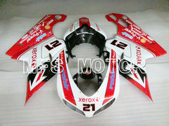 Ducati 848 / 1098 / 1198 2007-2011 Injection ABS Fairing - Xerox - Red White - MFS4098