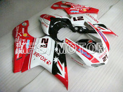 Ducati 848 / 1098 / 1198 2007-2011 Injection ABS Fairing - Xerox - Red White - MFS4098