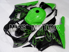 Kawasaki NINJA ZX12R 2000-2001 Injection ABS Fairing - Flame - Black Green - MFS4101