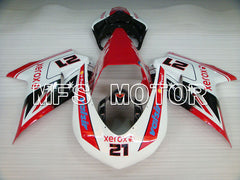 Ducati 848 / 1098 / 1198 2007-2011 Injection ABS Fairing - Xerox - Red White - MFS4103