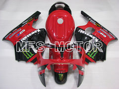 Kawasaki NINJA ZX12R 2000-2001 Injection ABS Fairing - Monster - Black Red - MFS4104