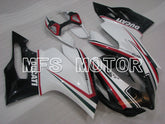 Ducati 1199 2011-2014 Injection ABS verkleidung - Factory Style - Schwarz Weiß - MFS4105