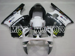 Carénage ABS injecté Kawasaki NINJA ZX12R 2000-2001 - Monster - Noir Blanc - MFS4107