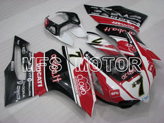 Ducati 1199 2011-2014 Injection ABS Fairing - aruba.it - Black White Red - MFS4108
