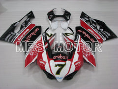 Ducati 1199 2011-2014 Injection ABS Fairing - aruba.it - Black White Red - MFS4108