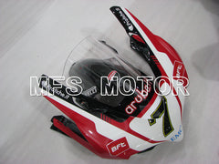 Ducati 1199 2011-2014 Injection ABS Fairing - aruba.it - Black White Red - MFS4108