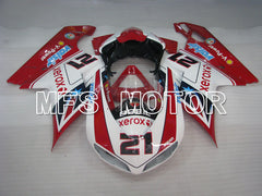 Ducati 848 / 1098 / 1198 2007-2011 Injection ABS Fairing - Xerox - Red White - MFS4109