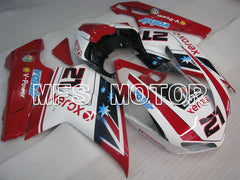 Ducati 848 / 1098 / 1198 2007-2011 Injection ABS Fairing - Xerox - Red White - MFS4109