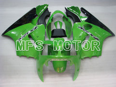 Kawasaki NINJA ZX12R 2000-2001 Injection ABS Fairing - Factory Style - Black Green - MFS4110