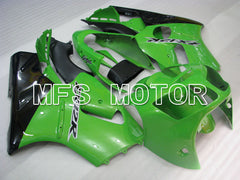 Kawasaki NINJA ZX12R 2000-2001 Injection ABS Fairing - Factory Style - Black Green - MFS4110