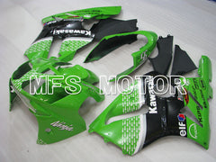 Carénage ABS injecté Kawasaki NINJA ZX12R 2002-2005 - Style usine - Noir Vert - MFS4112