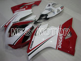 Ducati 1199 2011-2014 Injection ABS verkleidung - Factory Style - Rot Weiß - MFS4117