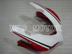 Carénage ABS injecté Ducati 1199 2011-2014 - Style usine - Rouge Blanc - MFS4117