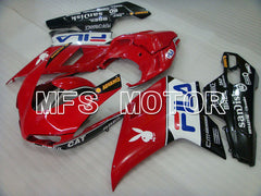 Ducati 848 / 1098 / 1198 2007-2011 Injection ABS Fairing - FILA - Red Black - MFS4119