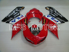 Ducati 848 / 1098 / 1198 2007-2011 Injection ABS Fairing - FILA - Red Black - MFS4119