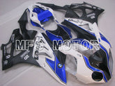 BMW S1000RR 2009-2014 Injection ABS verkleidung - Factory Style - Schwarz Weiß Blau - MFS4157