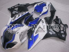 BMW S1000RR 2009-2014 Injection ABS verkleidung - Factory Style - Schwarz Weiß Blau - MFS4157