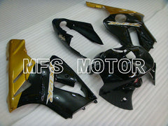 Carénage ABS injecté Kawasaki NINJA ZX12R 2002-2005 - Style usine - Noir or - MFS4135