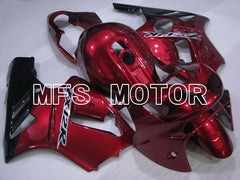 Carénage ABS injecté Kawasaki NINJA ZX12R 2002-2005 - Style usine - Couleur vin rouge - MFS4137