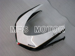 Ducati 848 / 1098 / 1198 2007-2011 Injection ABS Fairing - Factory Style - Black White - MFS4142