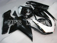 Ducati 848 / 1098 / 1198 2007-2011 Injection ABS Fairing - Factory Style - Black White - MFS4142