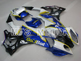 BMW S1000RR 2009-2014 Einspritz-ABS-Verkleidung - Factory Style - Schwarz Weiß Blau - MFS4150