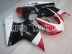Ducati 848 / 1098 / 1198 2007-2011 Injection ABS Fairing - Factory Style - Black Red - MFS4152