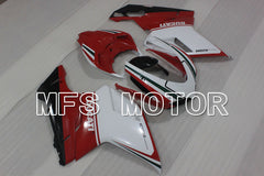 Ducati 848 / 1098 / 1198 2007-2011 Injection ABS Fairing - Factory Style - Red White - MFS4156