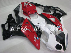 BMW S1000RR 2009-2014 Injection ABS verkleidung - Factory Style - Schwarz Weiß Rot - MFS4158