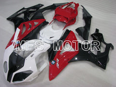 BMW S1000RR 2009-2014 Injection ABS verkleidung - Factory Style - Schwarz Weiß Rot - MFS4158