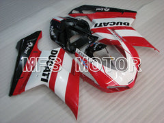 Ducati 848 / 1098 / 1198 2007-2011 Injection ABS Fairing - Factory Style - Red White - MFS4159