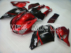 Kawasaki NINJA ZX14R 2006-2011 Injection ABS Fairing - Factory Style - Black Red wine color - MFS4161