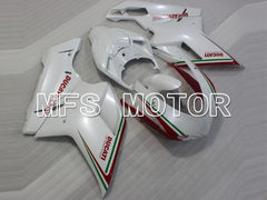 Ducati 848 / 1098 / 1198 2007-2011 Injection ABS Fairing - Factory Style - Red White - MFS4162
