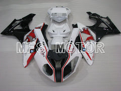 BMW S1000RR 2009-2014 Einspritz-ABS-Verkleidung - Factory Style - Schwarz Weiß - MFS4165