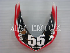 Ducati 848 / 1098 / 1198 2007-2011 Injection ABS Fairing - Others - Black White - MFS4167