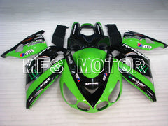 Kawasaki NINJA ZX14R 2006-2011 Injection ABS Fairing - Monster - Black Green - MFS4168
