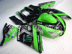 Kawasaki NINJA ZX14R 2006-2011 Injection ABS Fairing - Monster - Black Green - MFS4168