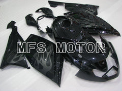 BMW K1200S 2005-2008 ABS verkleidung - Flamme - Schwarz - MFS4173