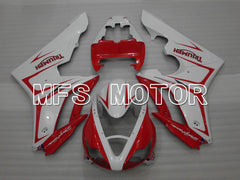 Carénage ABS injecté Triumph Daytona 675 2006-2008 - Style usine - Rouge Blanc - MFS4179