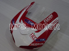 Ducati 848 / 1098 / 1198 2007-2011 Einspritz-ABS-Verkleidung – FIAMM – Rot Weiß – MFS4180