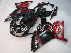 Kawasaki NINJA ZX14R 2006-2011 Injection ABS Fairing - Factory Style - Black Red wine color - MFS4181