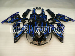 Kawasaki NINJA ZX14R 2006-2011 Injection ABS Fairing - Flame - Black Blue - MFS4183