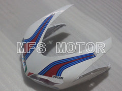Ducati 848 / 1098 / 1198 2007-2011 Injection ABS Fairing - MARTINI - Black White - MFS4184
