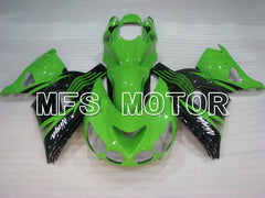 Kawasaki NINJA ZX14R 2006-2011 Injection ABS Fairing - Factory Style - Black Green - MFS4189
