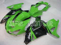 Kawasaki NINJA ZX14R 2006-2011 Injection ABS Fairing - Factory Style - Black Green - MFS4189