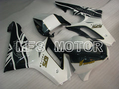 Triumph Daytona 675 2006-2008 Injection ABS Fairing - Factory Style - Black White - MFS4196