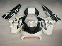 Triumph Daytona 675 2006-2008 Injection ABS Fairing - Factory Style - Black White - MFS4196